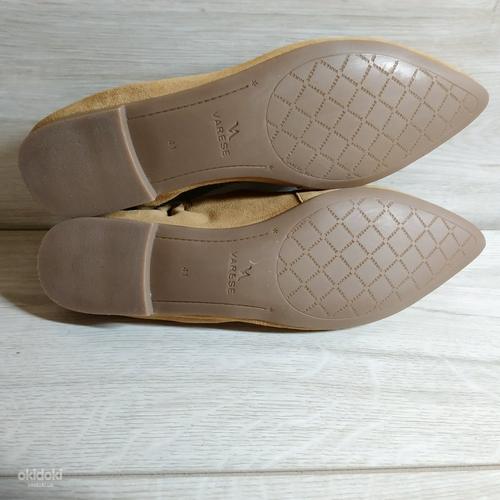 Шкіряні фірмові чобітки для дівчинки 21 р - Зима (фото #8)
