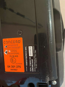 Auto lasteiste Concord Transformer X-Bag, 15 - 36 kg (3 foto / 6)