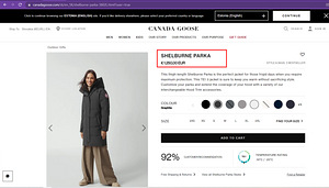 Sulejope Canada Goose SHELBURNE PARKA (ORIGINAAL, suurus S) (3 foto / 3)