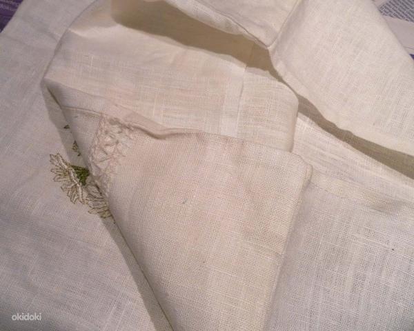 Armas kummeli tikandiga linane padjapüür, 40x40, uus (foto #4)