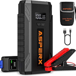 Jump-starter booster ASPERX 2000A (8,0 l bensiin või 6,5 l d (1 foto / 8)