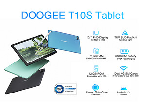 Планшет Doogee t10s, android 13, 2sim, 11gb ram, 128gb (2 фото из 6)