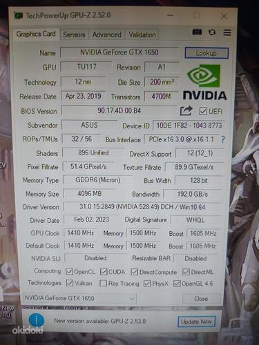 Видеокарта GeForce GTX 1650 4 ГБ (фото #6)