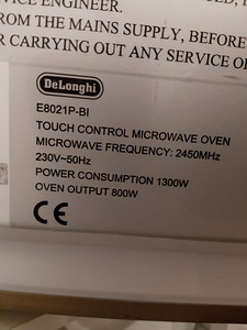 Müüa mikrolaineahi DeLonghi (10 foto / 10)