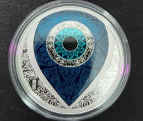 EVIL EYE 1 Oz Серебро Монета 5$ Палау 2020