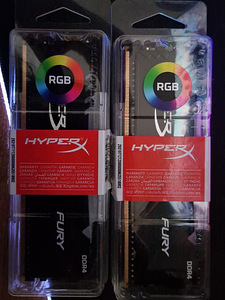 Оперативная память (RAM) HyperX Fury RGB DDR4, 8gb, 2x 16gb