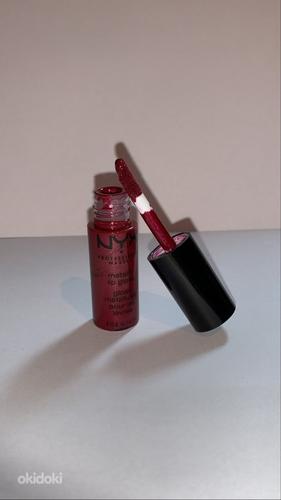 Три мини помады "NYX metallic lip gloss" (фото #2)
