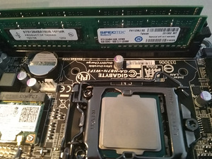 Protsessor I5-4590/ Gigabyte GA-H87N-WIFI ITX/8GB RAM (5 foto / 7)