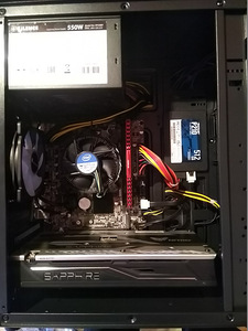 I3-9100f/H310/8GB RAM/SSD 512GB/Radeon RX 470 8GB (8 foto / 10)