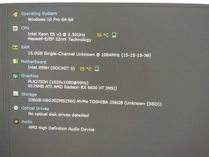 Xeon E5-2670/X99H/16GB RAM/SSD 256GB/RX 6600 XT 8G (4 foto / 10)