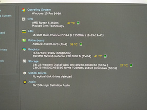 Ryzen 5 3500X/A520/16GB RAM/SSD 256GB/HDD 1TB/RTX 3060TI 8GB (3 foto / 10)