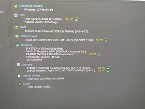 ITX size/I5-4590/H81/8GB/SSD 120GB/Nvidia P106-090 6GB (2 foto / 10)