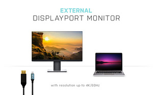 USB C to DisplayPort cable I-Tec (3 foto / 3)