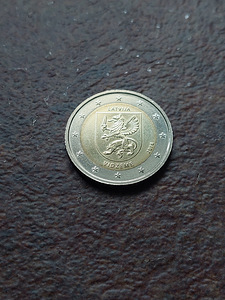 2 euro latvia läti vidzeme 2016