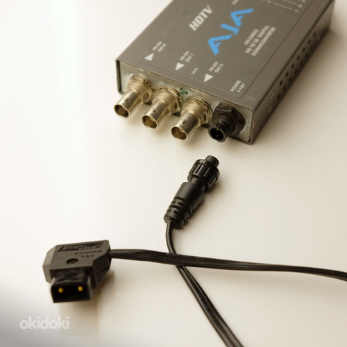 AJA HD10MD3 даблер и даунконвертер с кабелем питания D-Tap (фото #2)