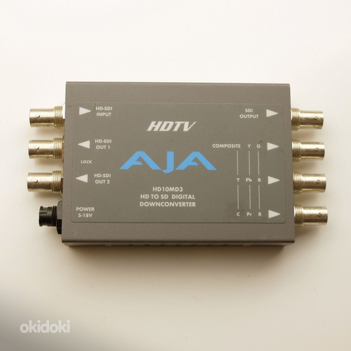 AJA HD10MD3 даблер и даунконвертер с кабелем питания D-Tap (фото #3)