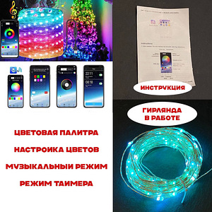 Jõulune Smart LED vanik, 10 meetrit (3 foto / 3)