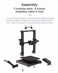UUS! Creality CR-6 SE. 3D Printer (3 foto / 10)