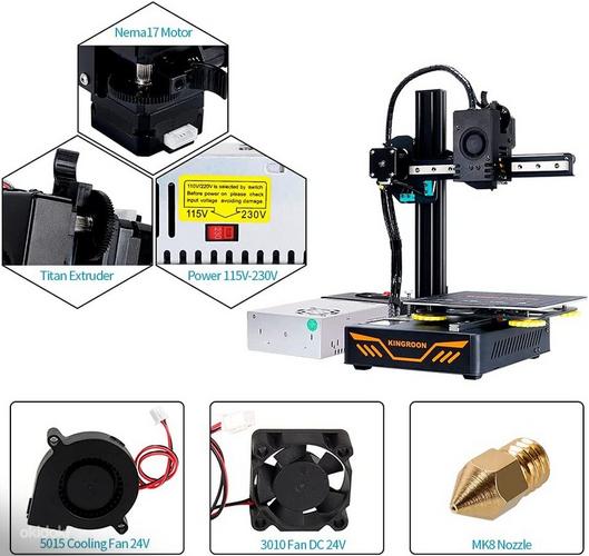 UUS!!! 3D Printer Kingroon KP3S 3.0 Direct Drive (foto #4)