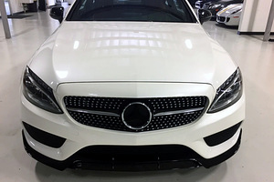 Mercedes C-Class W205 Sedaan 14-19 esistange lip (8 foto / 8)