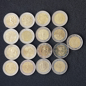Обмен монет 2 € (1 фото из 10)