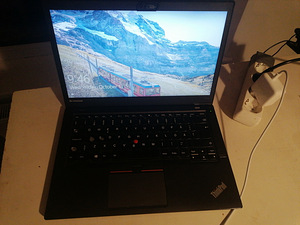 Lenovo t450s sülearvuti koos docki ja 2 adapteriga