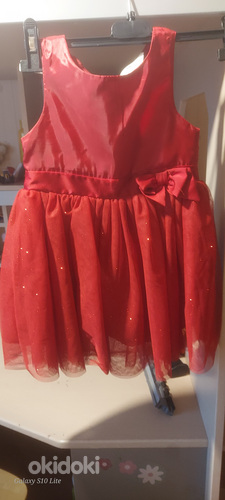Красное платье 98 размера (фото #2)