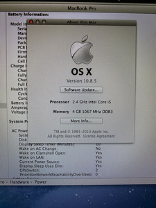 Apple MacBook Pro Core i5 2.4GHz 4GB (6 foto / 7)