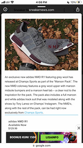 Adidas NMD R1 maroon pack size 42 (4 foto / 4)