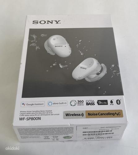 Sony WF-SP800N White/Blue (фото #1)