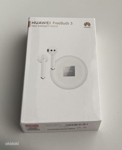 Huawei FreeBuds 3 Ceramic White/Carbon Black (фото #1)
