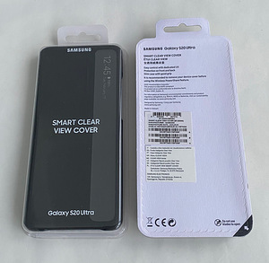 Samsung Galaxy S20 Ultra Smart Clear View Cover , Black