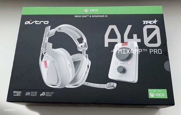 ASTRO GAMING A40 TR HEADSET + MIXAMP PRO XB1 , White (фото #1)