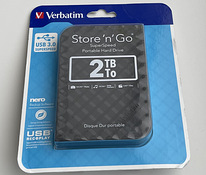Verbatim Storen Go 2TB 2.5" Black/Silver