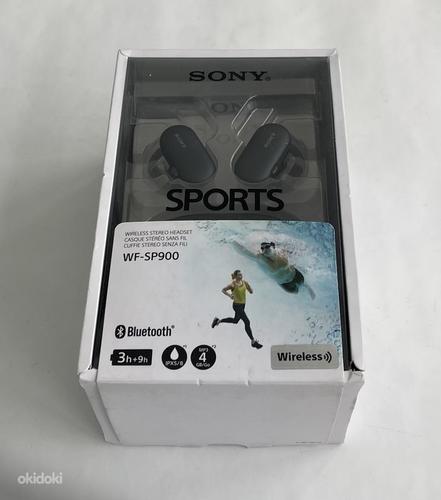 Sony WF-SP900B Black/White/Yellow (фото #1)