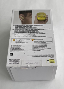 Sony WF-SP900B Black/White/Yellow (8 foto / 9)