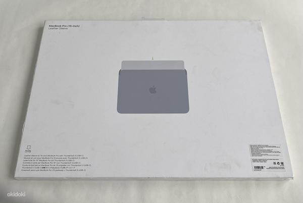 Apple Leather Sleeve 15-inch MacBook Pro Black (фото #2)