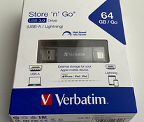 Verbatim USB 3.0 Drive Store n Go 64GB USB-A / Lightning