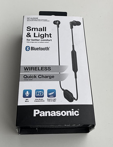 Panasonic NJ300BE In-Ear, Microfone, Black/White