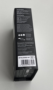 Panasonic NJ300BE In-Ear, Microfone, Black/White (8 foto / 8)