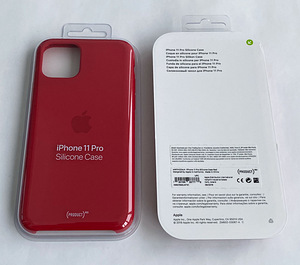 iPhone 11 Pro Silicone Case Pink/Black/Clear/Red/Blue/White (6 foto / 7)