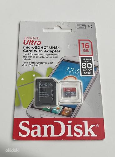 SanDisk Ultra Android microSDHC 16/32GB 80MB/s (фото #1)