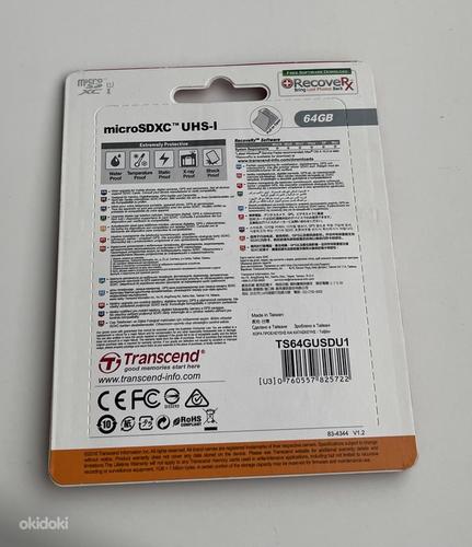 Transcend microSDXC Card microSDXC 64GB Class 10 UHS-I (foto #2)