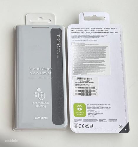 Samsung Galaxy S21+ Smart Clear View Cover Black/Light Grey (foto #2)