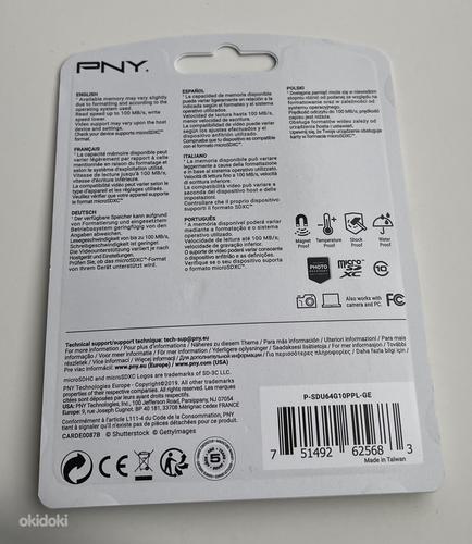 PNY 32/64GB microSDHC Card Performance Plus (фото #4)