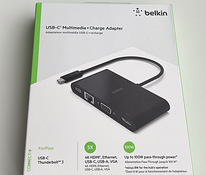 Belkin USB-C Multimedia + Charge Adapter (100W)