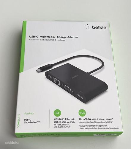 Belkin USB-C Multimedia + Charge Adapter (100W) (фото #1)