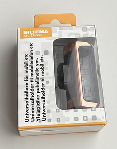 Biltema Universal Mobile Phone Mount, Black/Silver/Gold (6 foto / 8)
