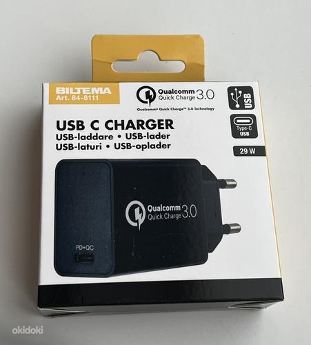 Biltema USB Charger, Type C, PD and QC 3.0, 29 W (фото #1)