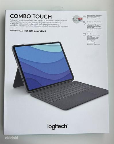 Logitech Combo Touch iPad Pro 12.9 5th gen. Grey , SWE (фото #1)